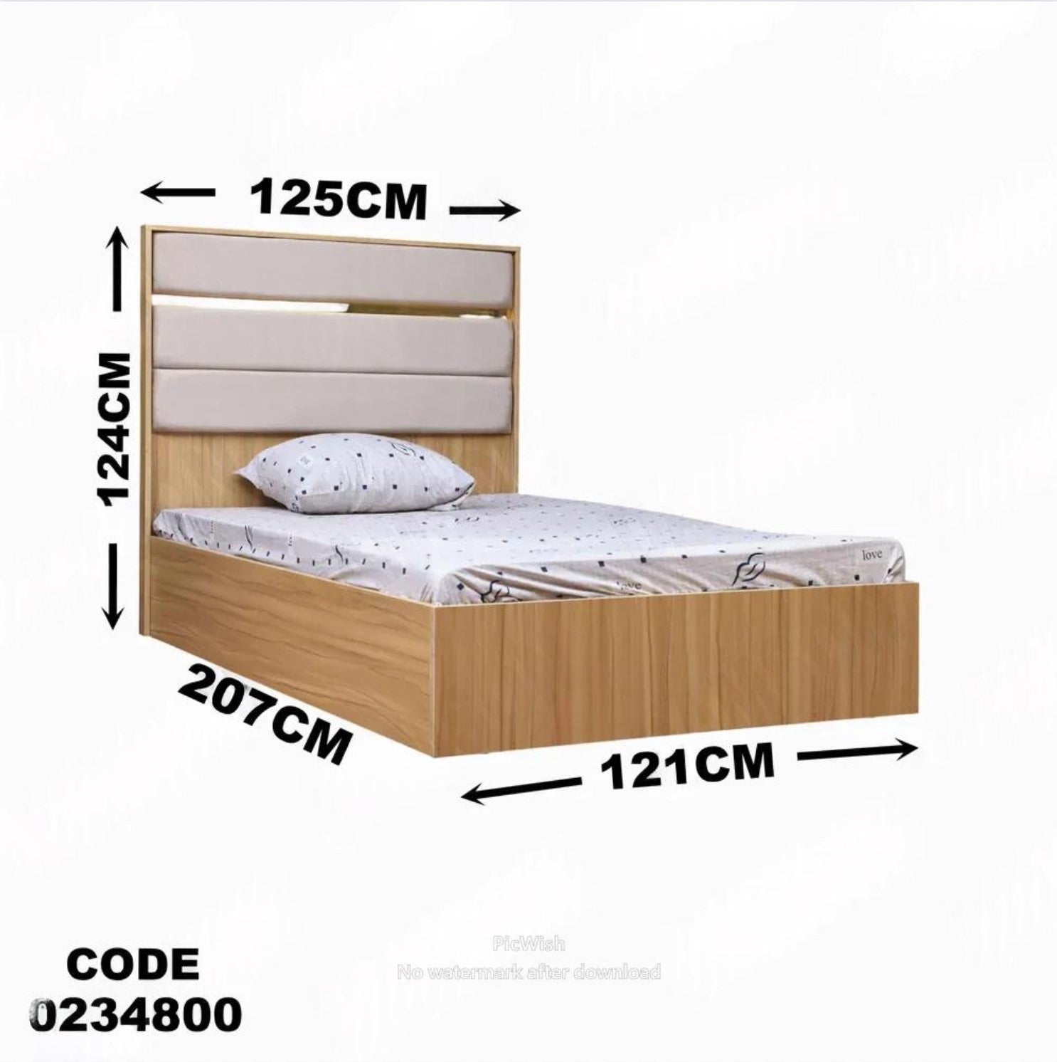 سرير اطفال 348