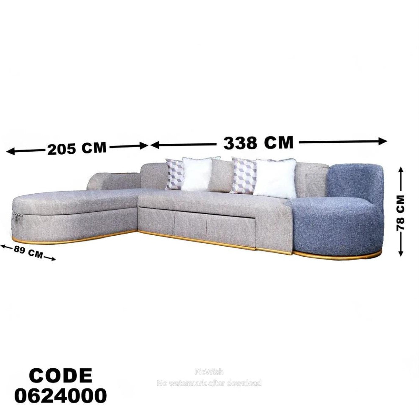 ركنة سرير وسحارة 240