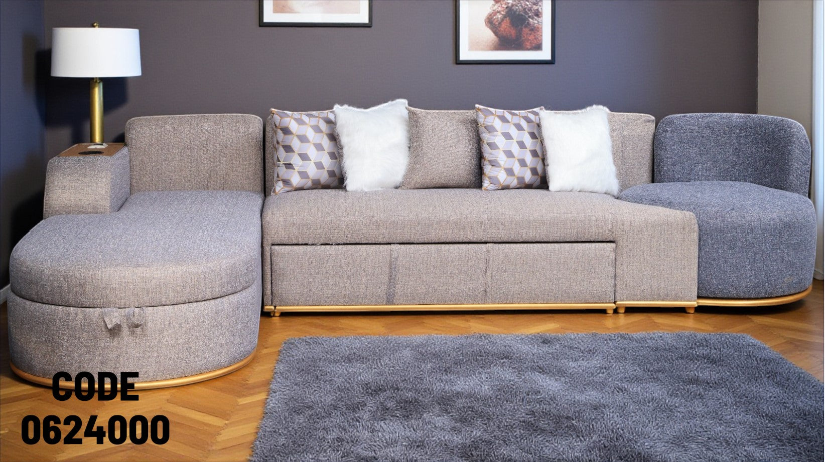 ركنة سرير وسحارة 240