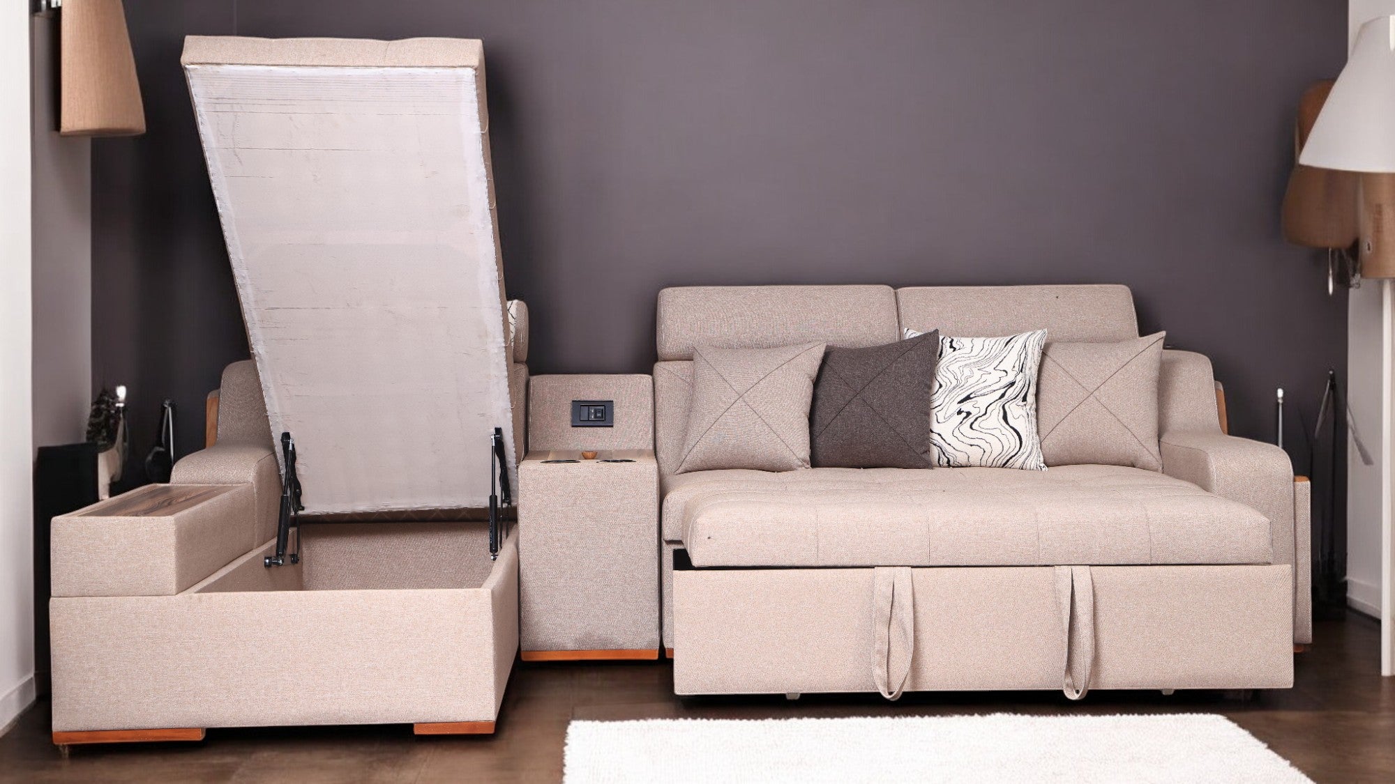 ركنة سرير وسحارة 262