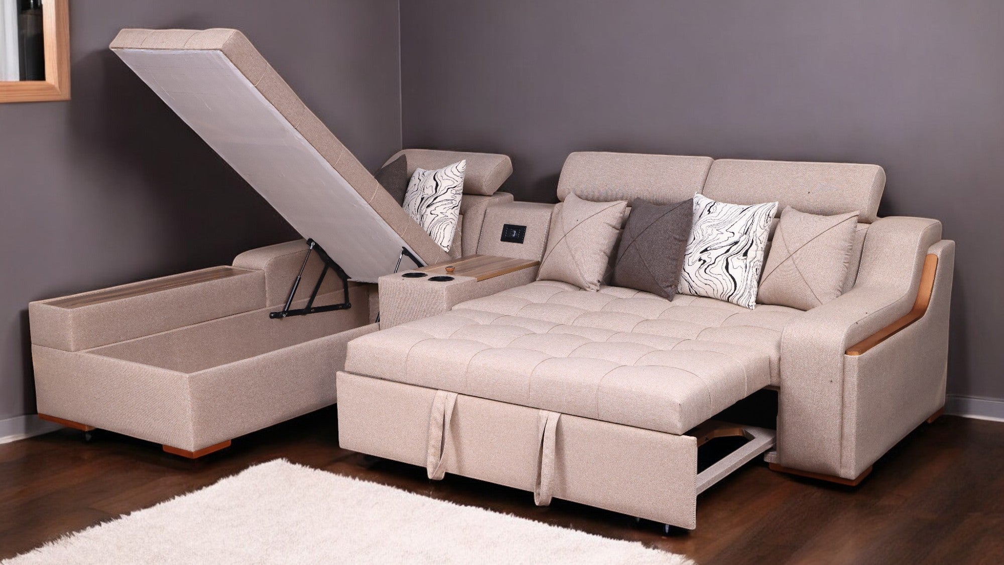 ركنة سرير وسحارة 262