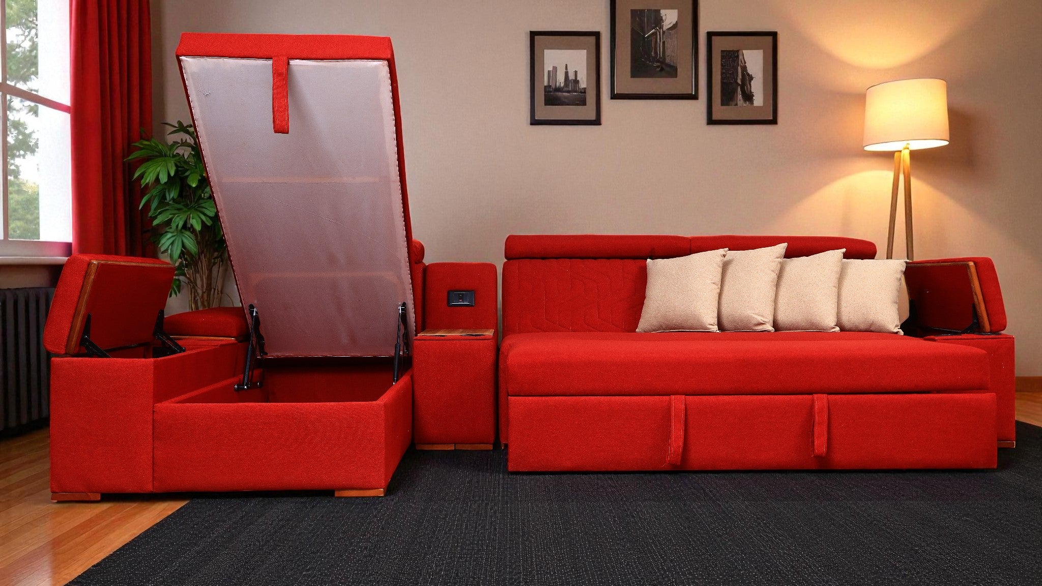 ركنة سرير و سحارة 323