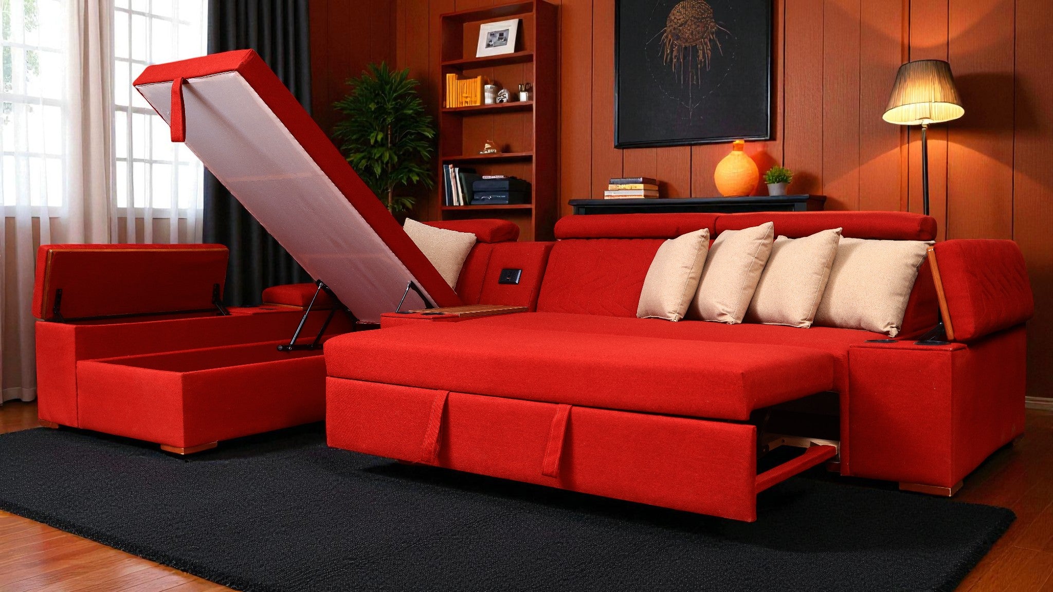 ركنة سرير و سحارة 323