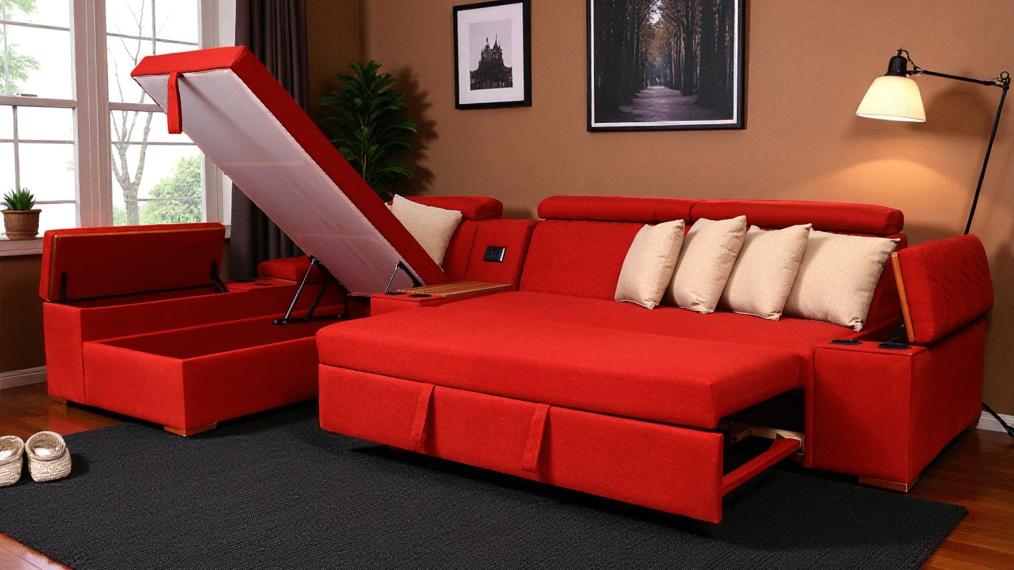 ركنة سرير و سحارة 323