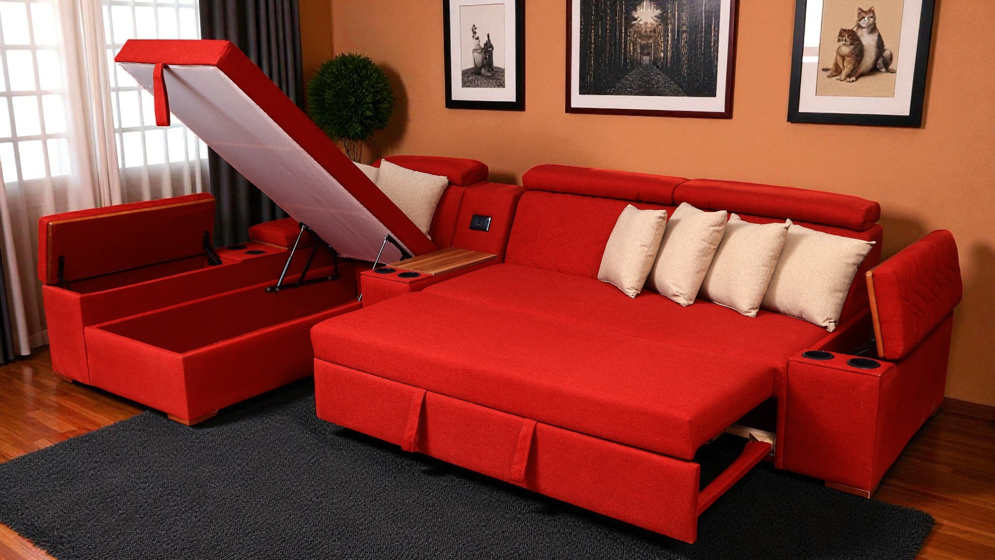 ركنة سرير و سحارة 323