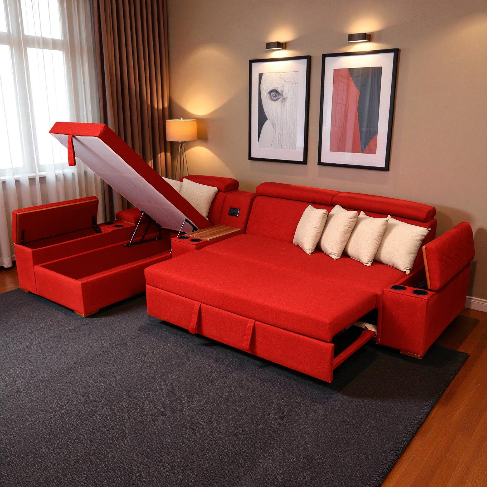 ركنة سرير و سحارة 323