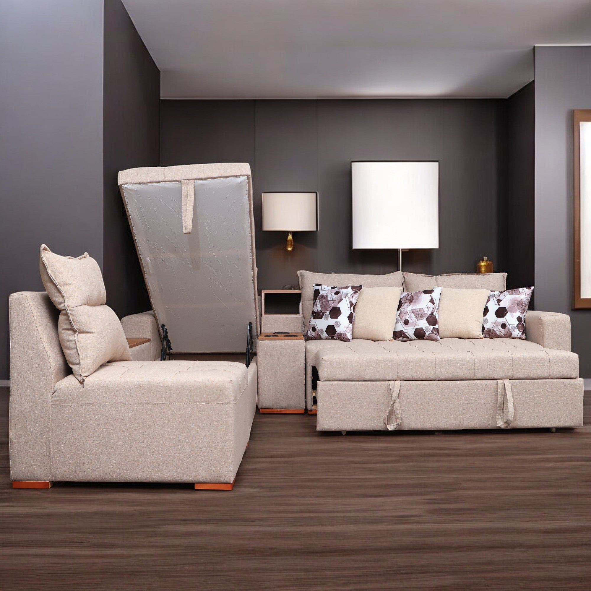 ركنة سرير وسحارة 228