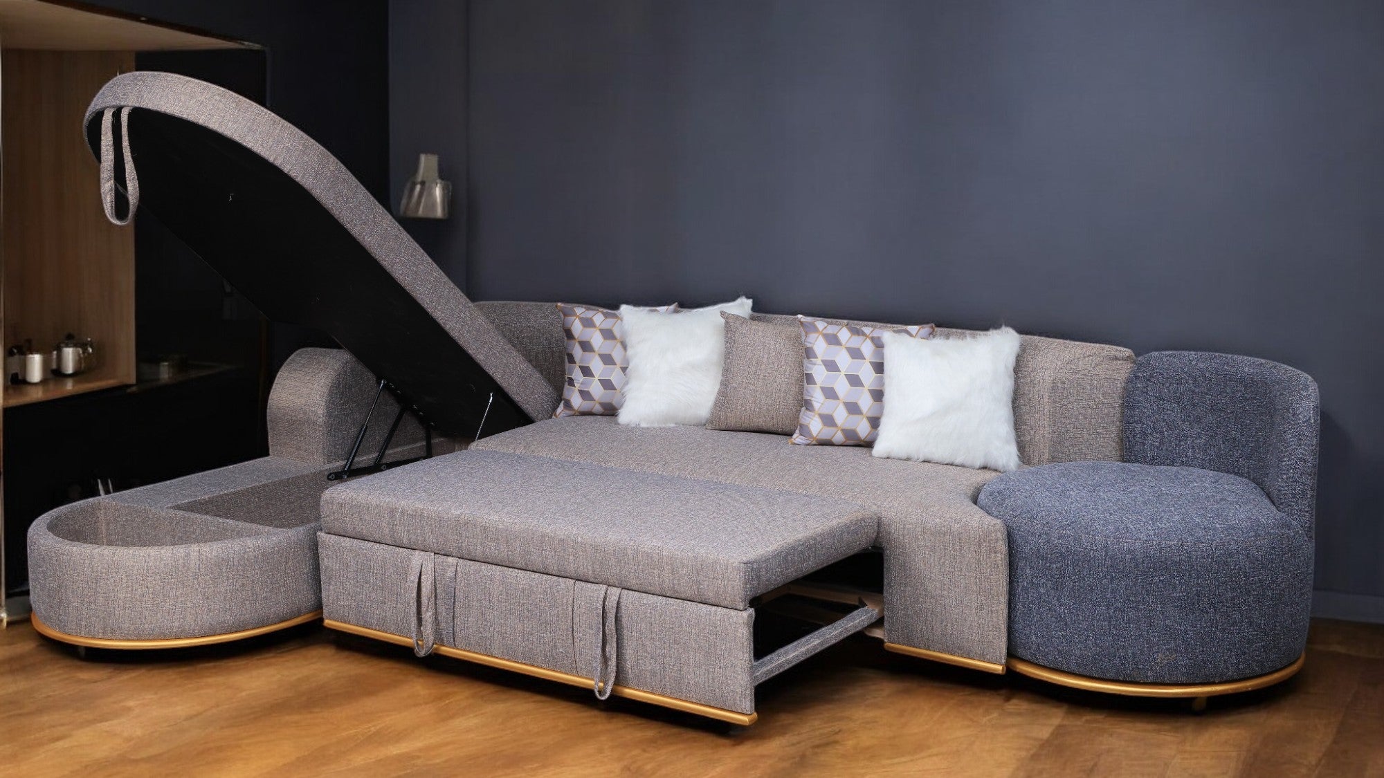 ركنة سرير وسحارة 240