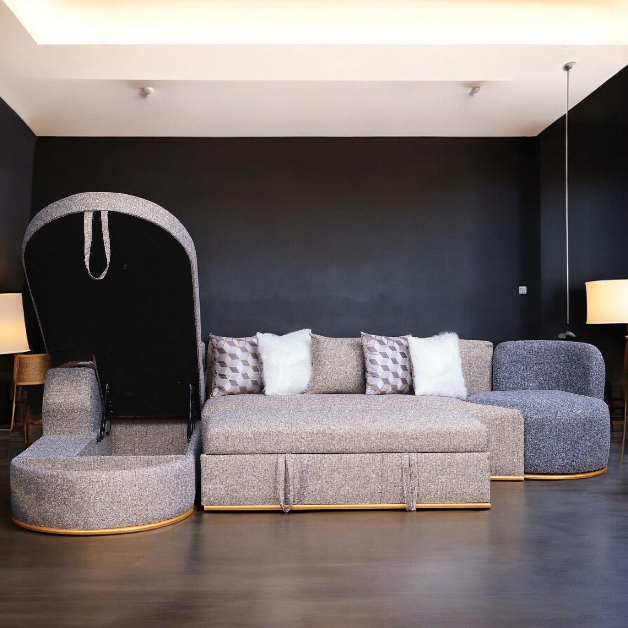 ركنة سرير وسحارة 240