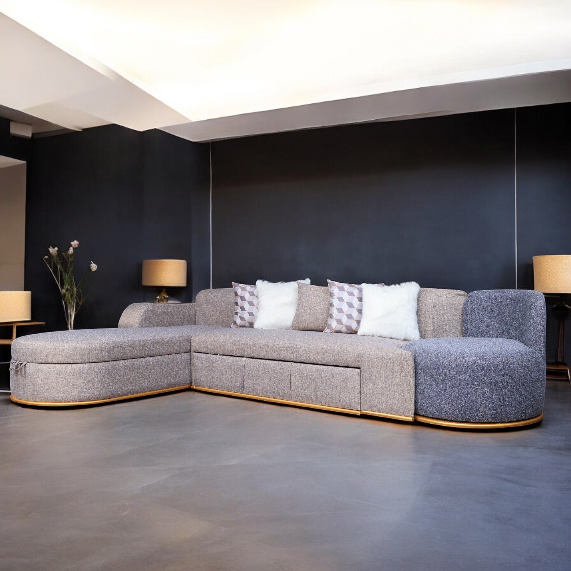 ركنة سرير وسحارة 240