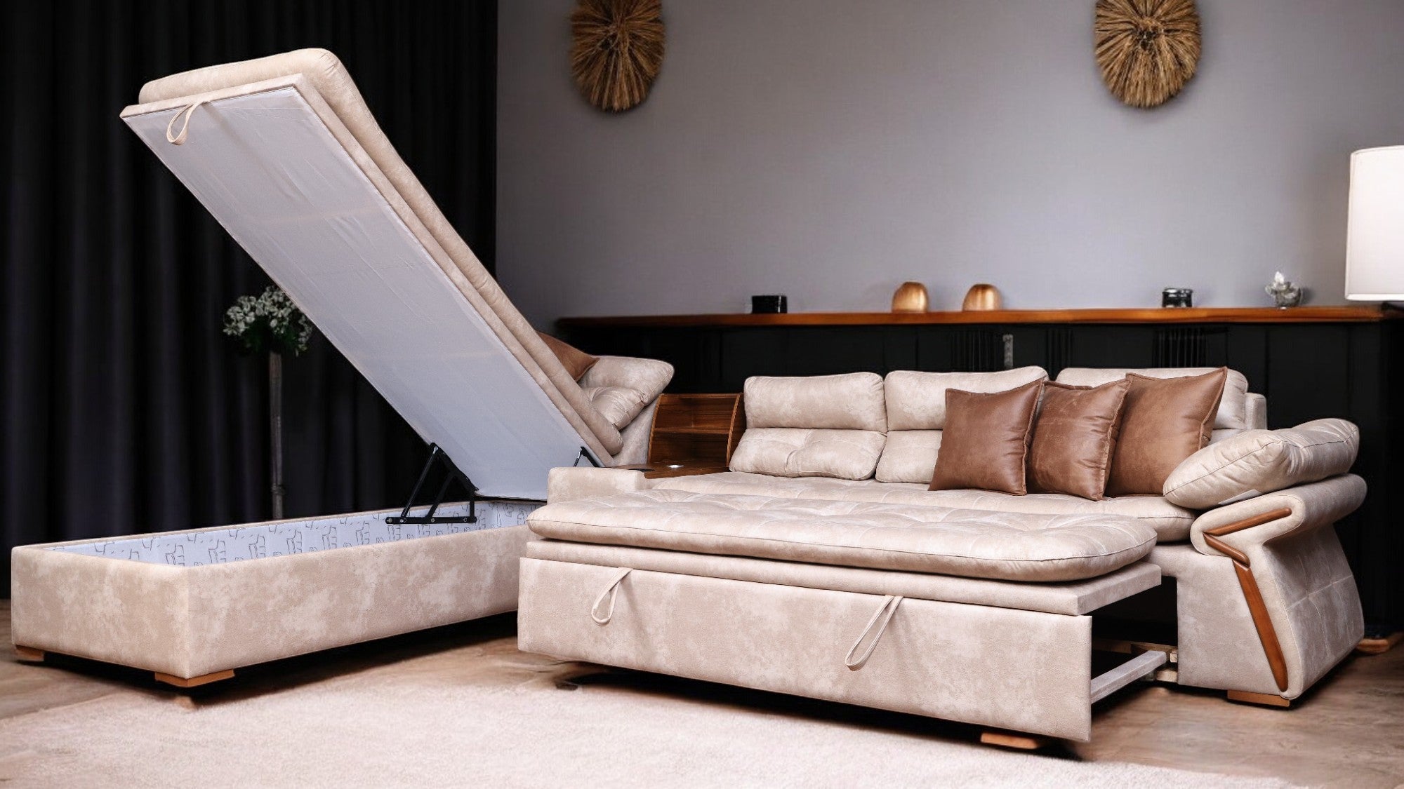 ركنة سرير وسحارة 304