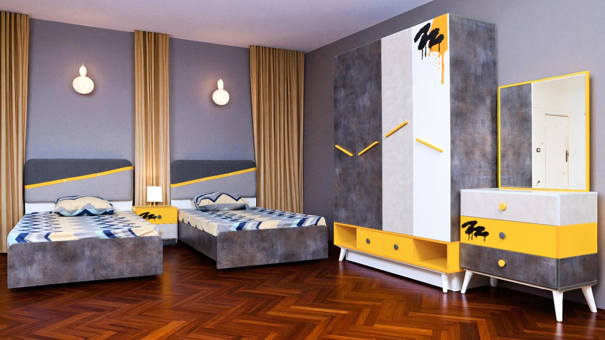 غرفة نوم اطفال 331