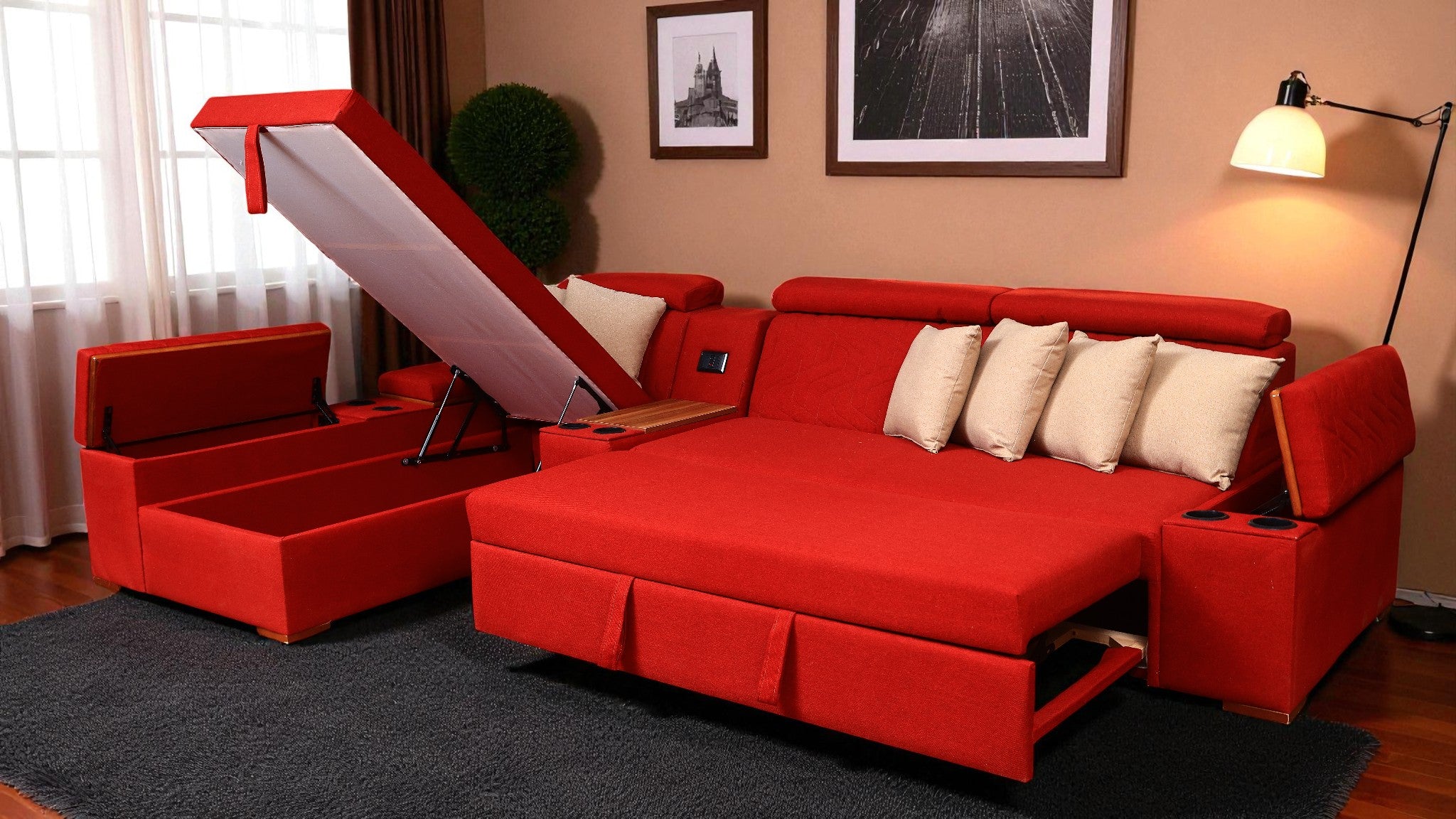 ركنة سرير و سحارة 323