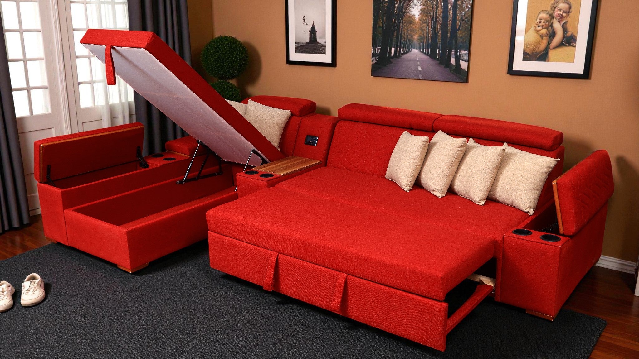 ركنة سرير و سحارة 323