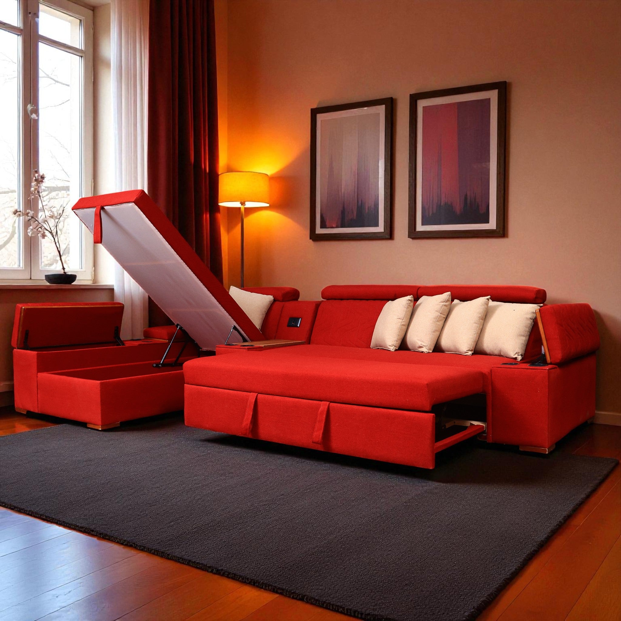 ركنة سرير و سحارة 323