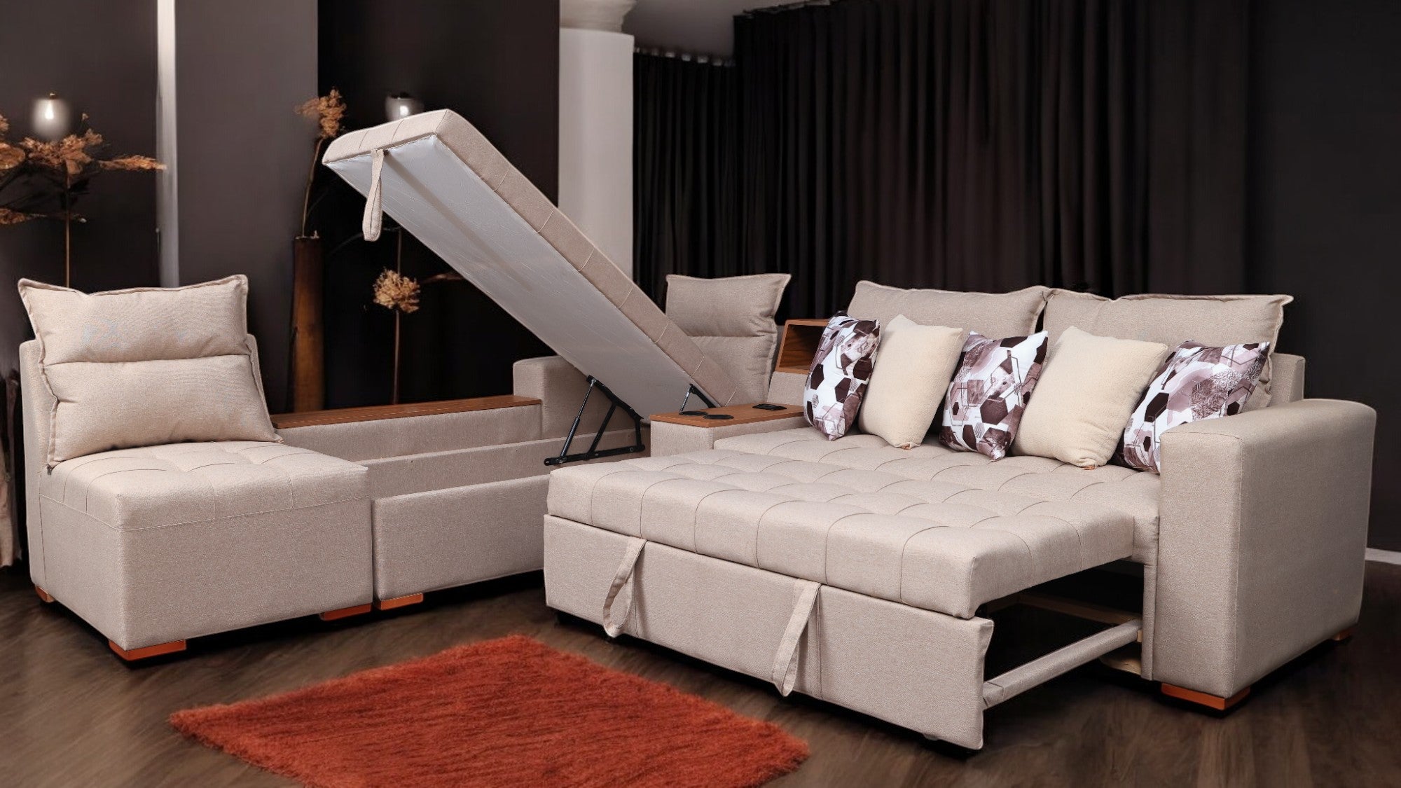 ركنة سرير وسحارة 228