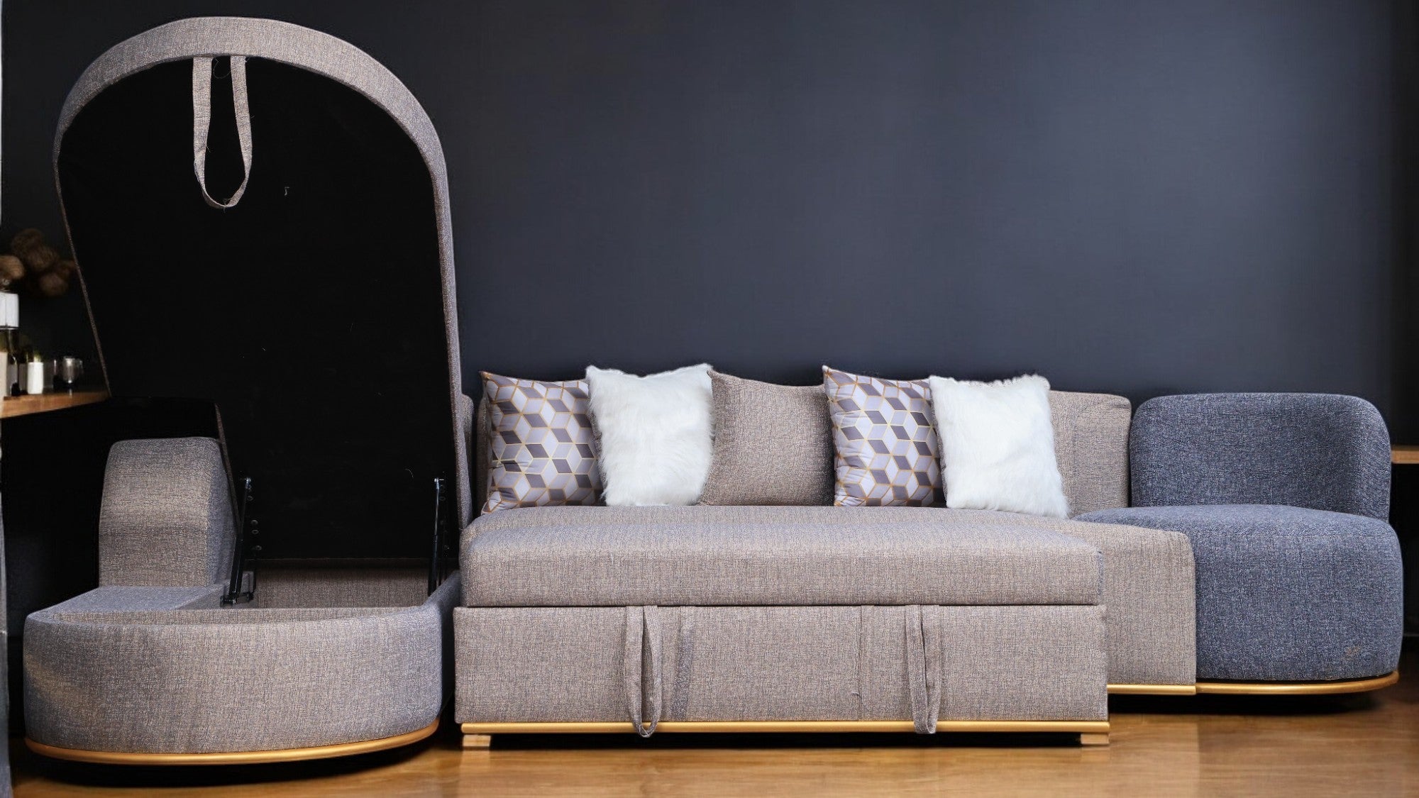 ركنة سرير وسحارة 240