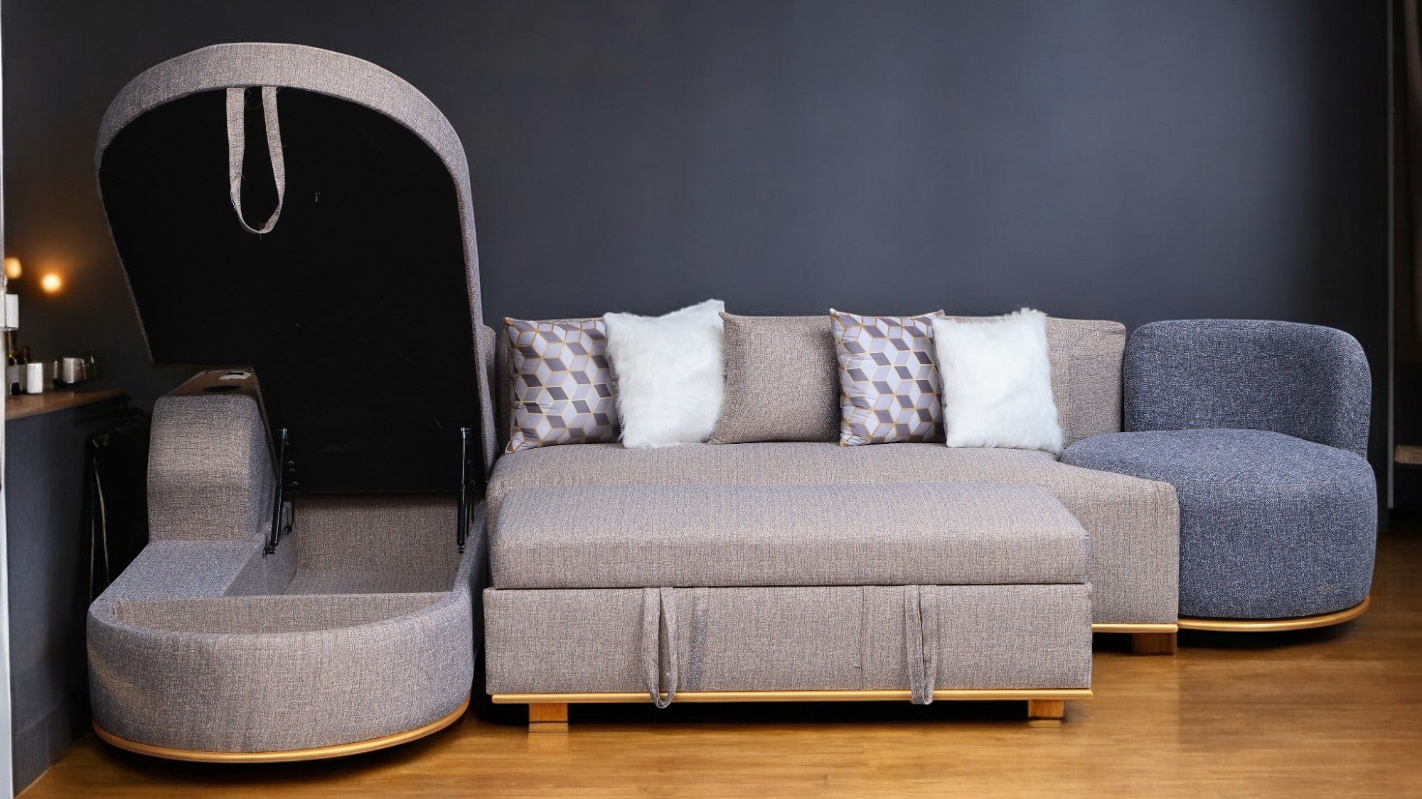 ركنة سرير وسحارة 240