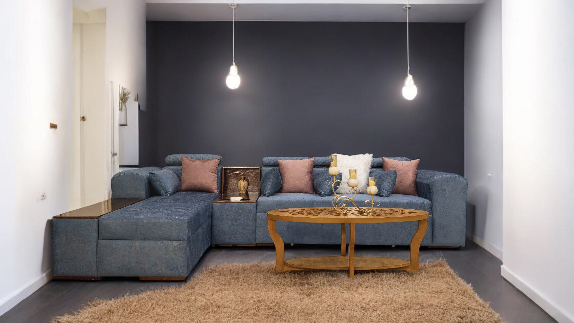 ركنة سرير وسحارة 140