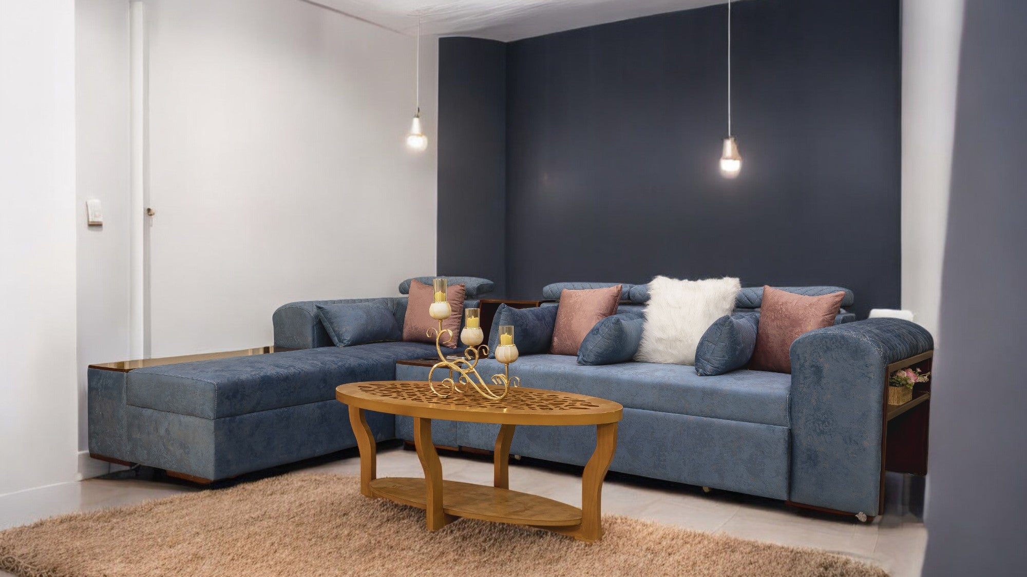 ركنة سرير وسحارة 140