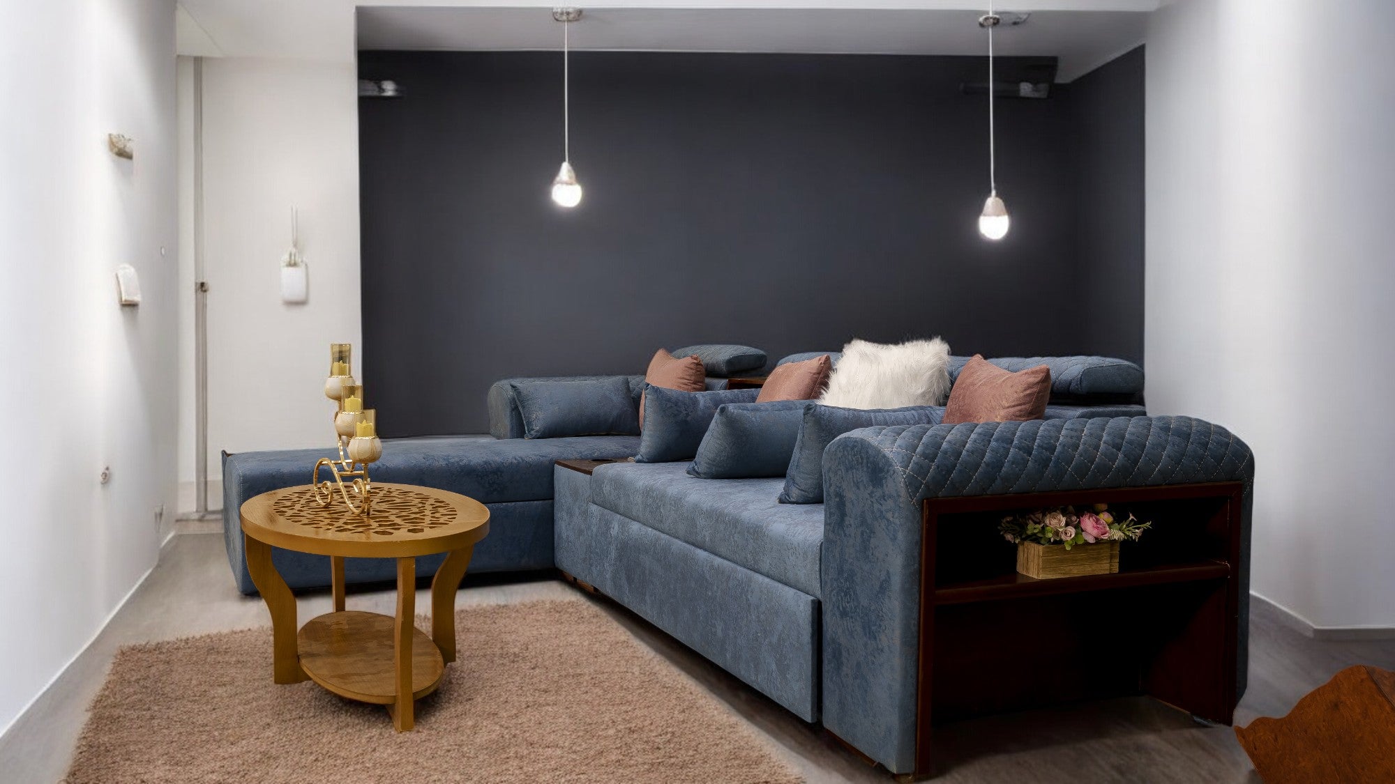 ركنة سرير وسحارة 140