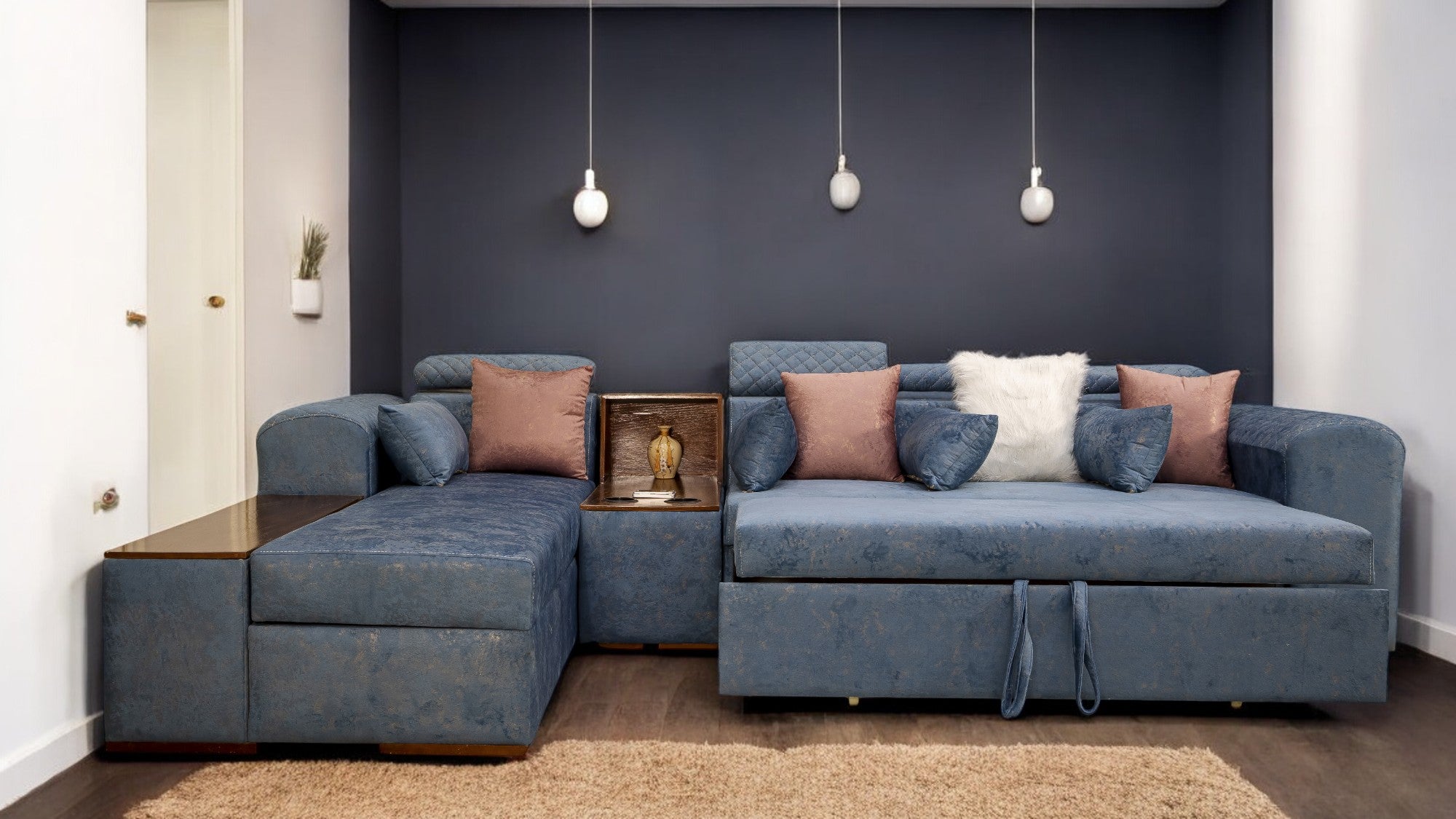 ركنة سرير وسحارة 140